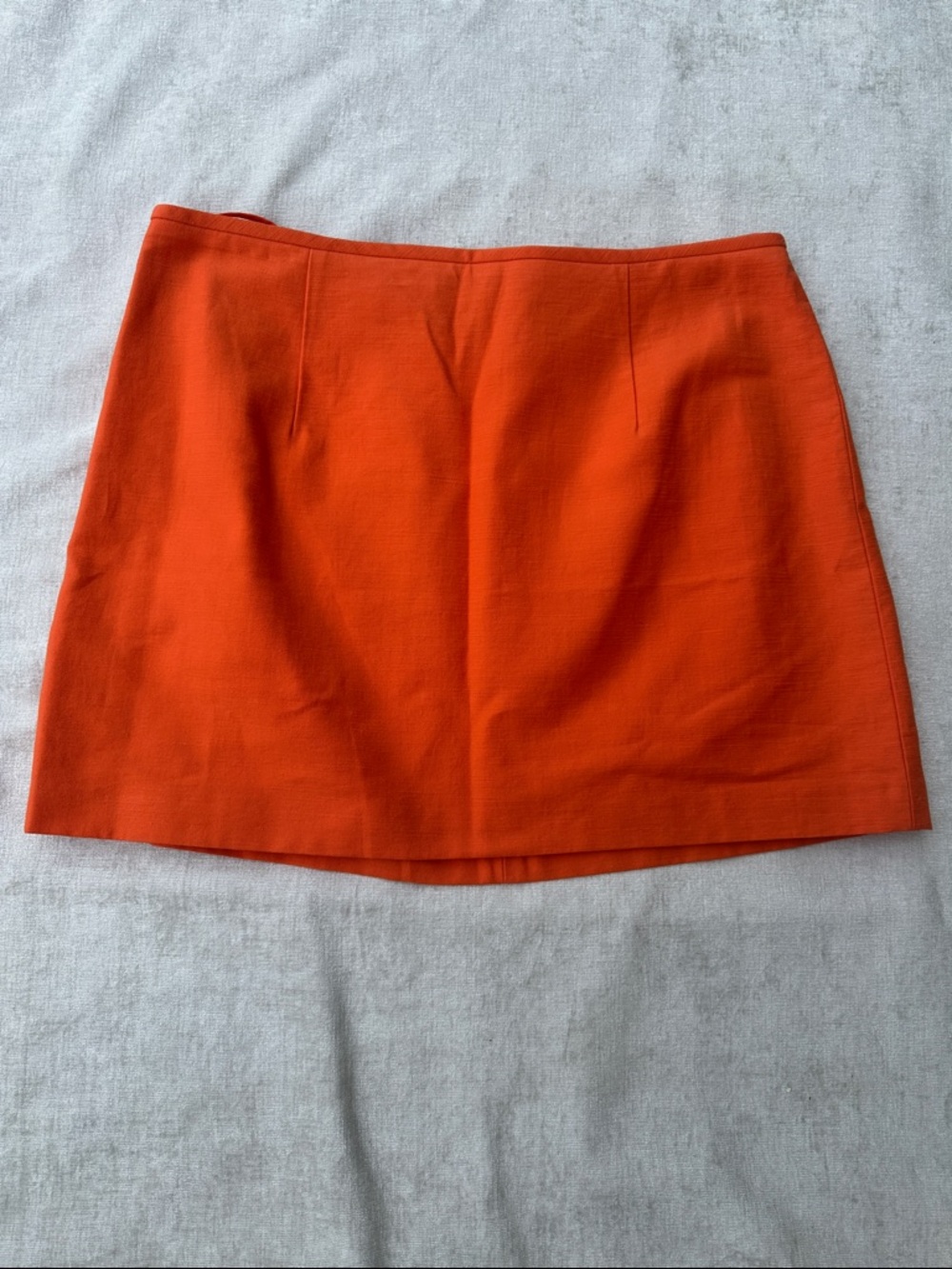 ANTONIO MELANI Vibrant Orange Mini Skirt NWT Size 14